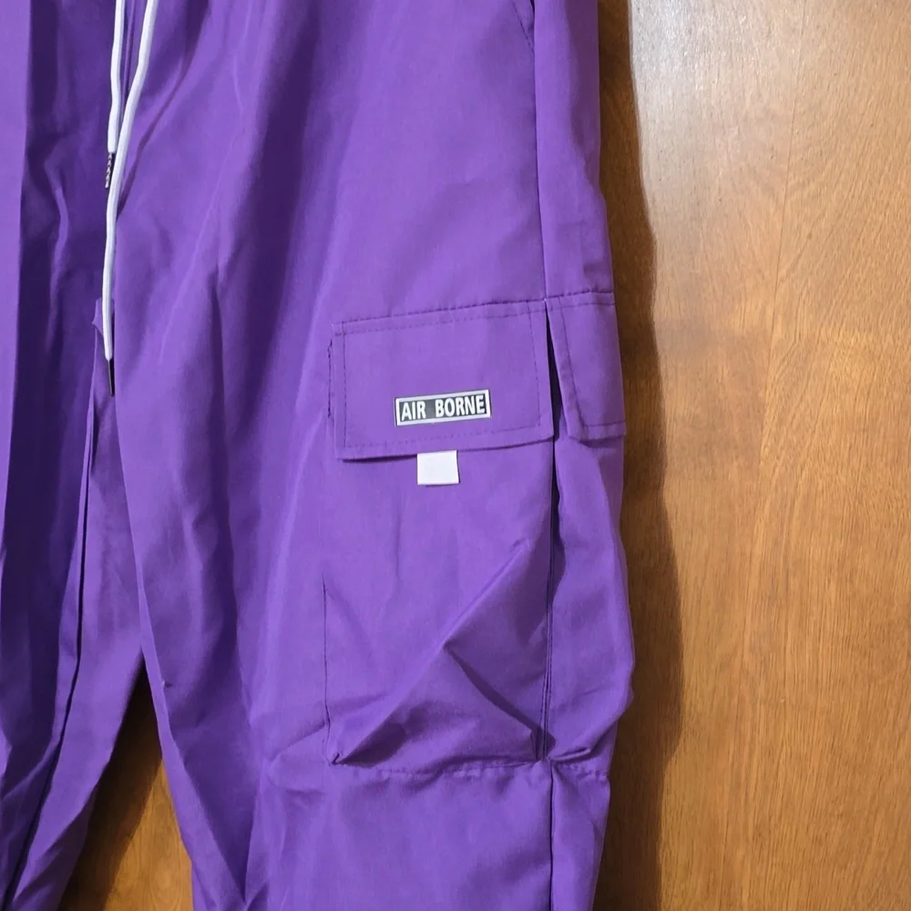 No Boundaries Purple Cargo Pants - Picture 3 of 6